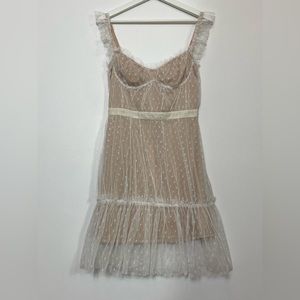 Short Ruffle Strap Dress